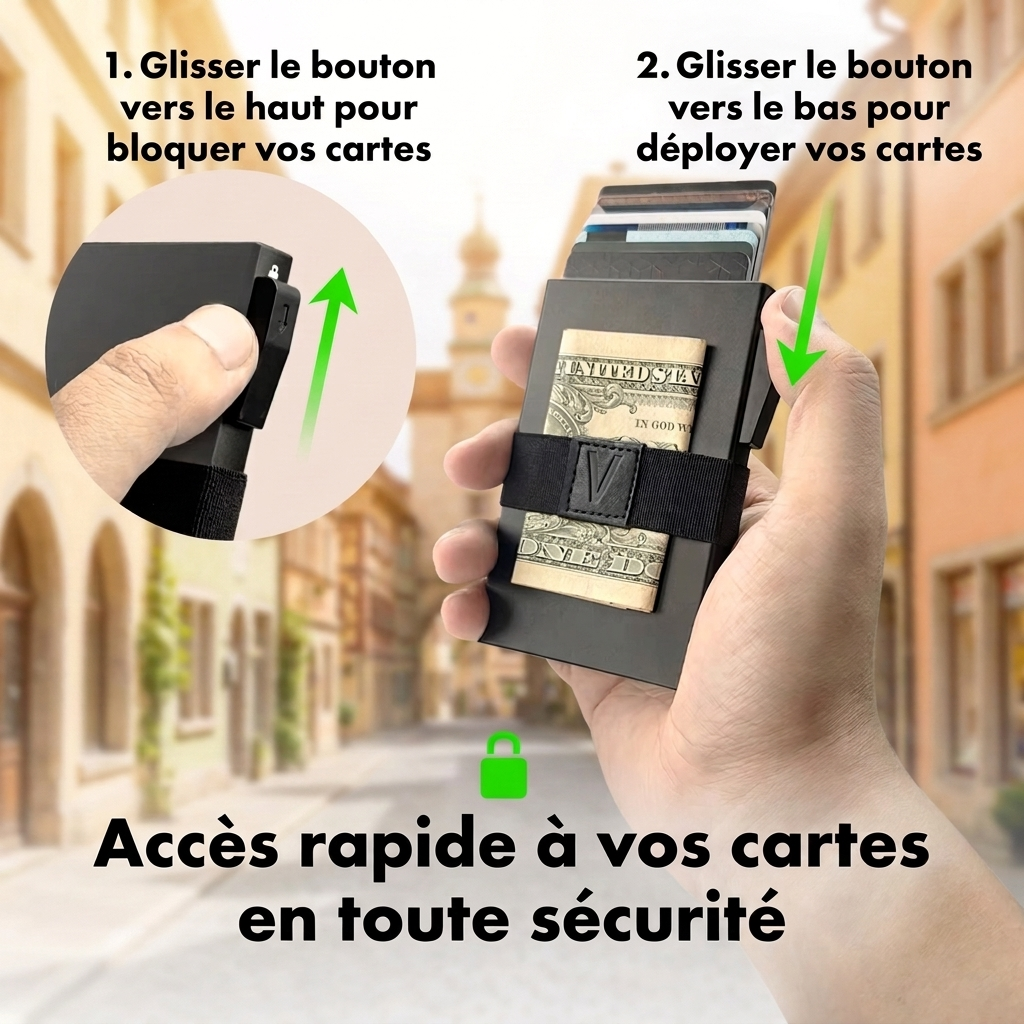 Sentinel - Le portefeuille high-tech minimaliste pour voyager léger