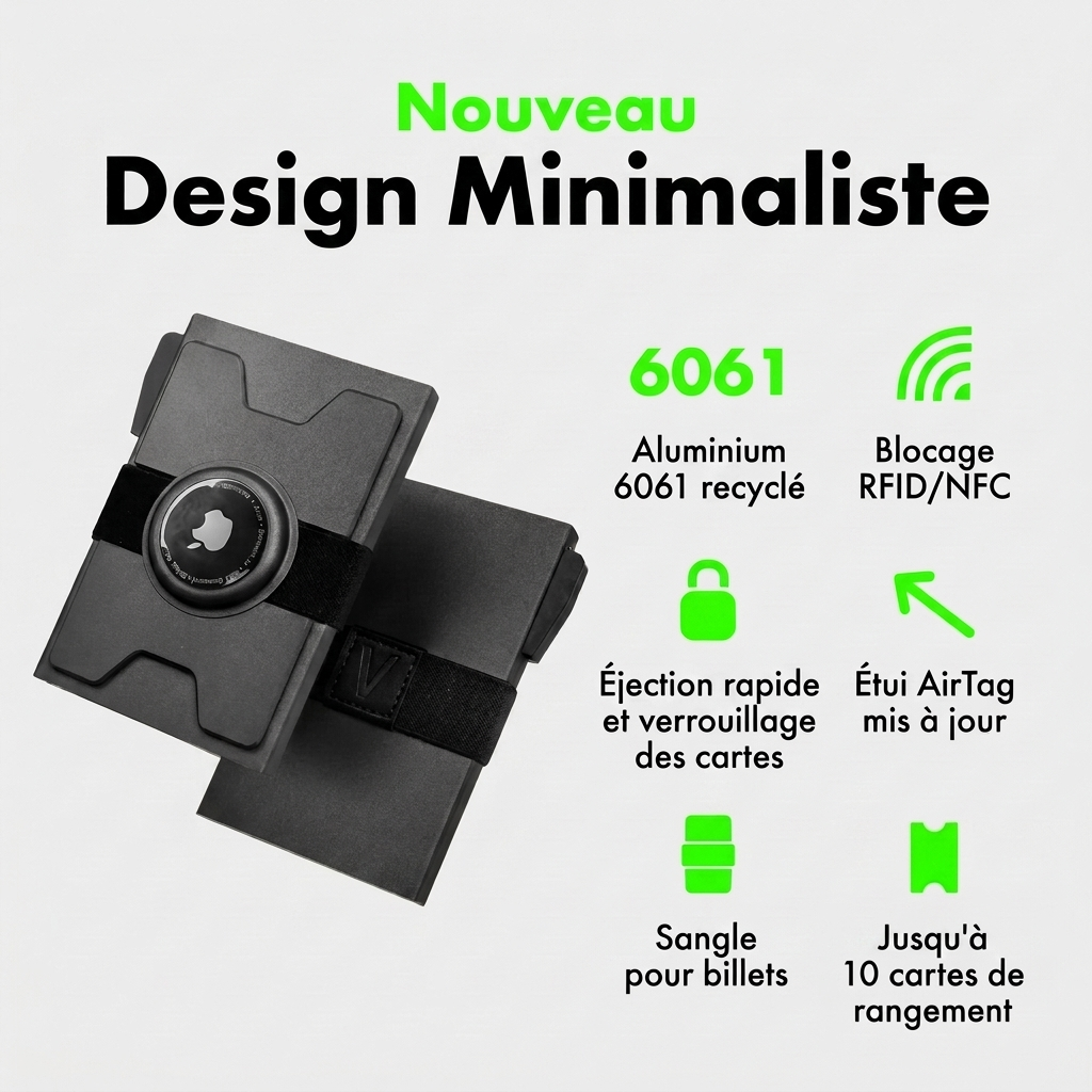 Sentinel - Le portefeuille high-tech minimaliste pour voyager léger